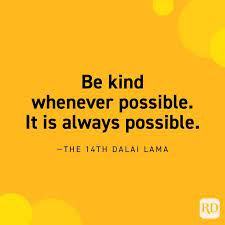 Kindness is possible